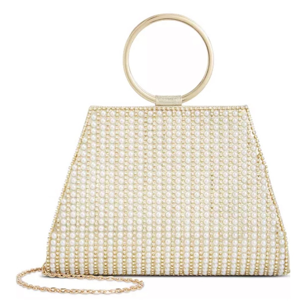 I.N.C. International Concepts
Brynn Small Imitation Pearl Clutch